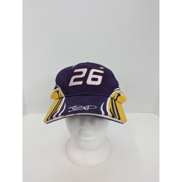 Chase Authentics Nascar Roush Fenway Racing Crown Royal 26 Men Strap Back Cap - Picture 2 of 10